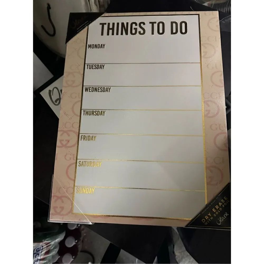 Oliver gal gucci GC dry erase glam office wall board plaque notes